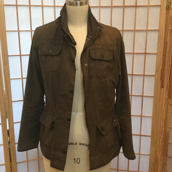 Barbour Jackets Coats Tartan Womens Utility Jacket Uk12 Us8